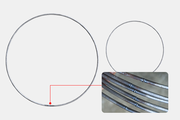 เครื่องเชื่อมสปอตอัตโนมัติสำหรับวงแหวนด้านในพร้อมการจ่ายลวดที่แม่นยำ 2