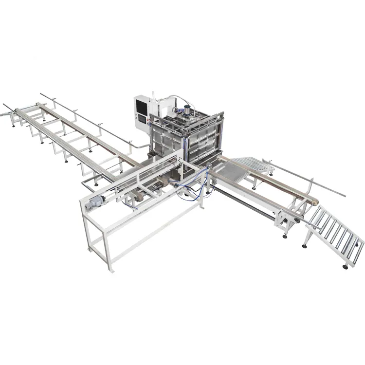 สายการผลิตอัตโนมัติ IBC Grid Cage Frame สายการทดสอบการรั่วไหลของถัง IBC แบบอัตโนมัติเต็ม 0