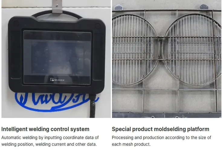 เครื่องเชื่อมสายแกน XY ความเร็วสูง ปรับความปลอดภัยเต็มอัตโนมัติ แผ่นรั้ว เครื่องเชื่อมสาย Mesh 1