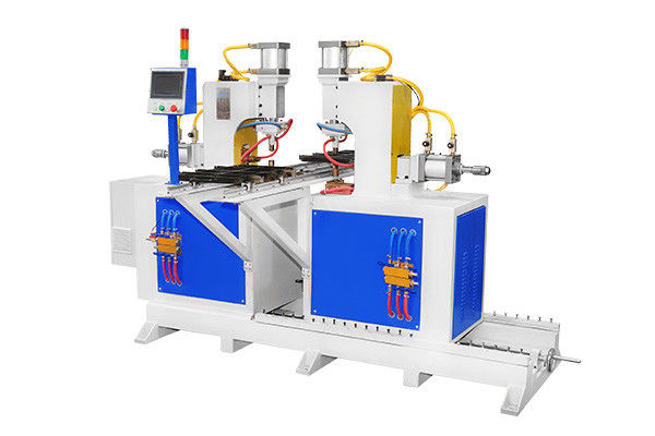 เครื่องเชื่อม T-Butt Frame Double-Head สําหรับการเชื่อม T-Butt Wire Profile Of Wire Basket หรือ Wire Shelf