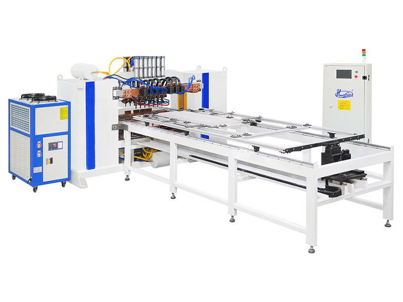 เครื่องเชื่อมแผ่นโลหะจุดผ่าตัดชนิด gantry เครื่องเชื่อมหลายจุด