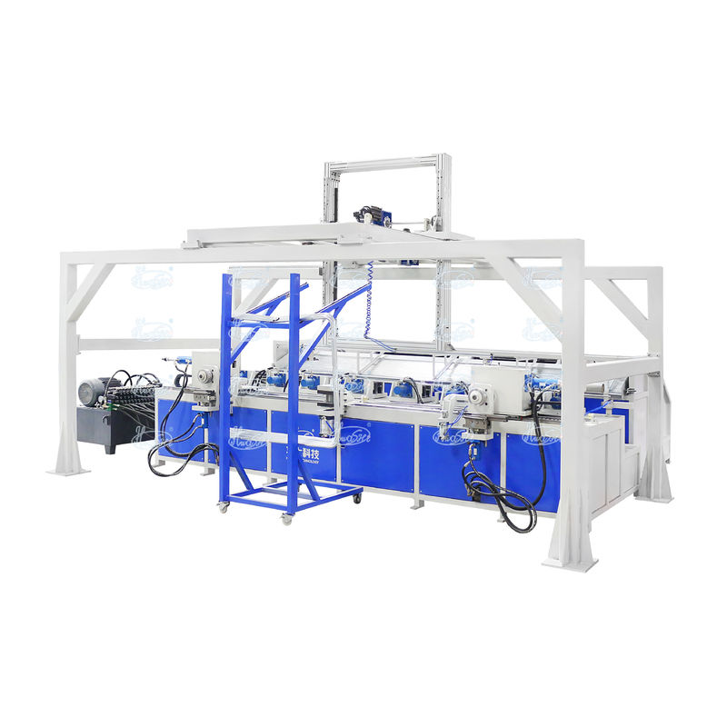 อัตโนมัติเต็มท่อ Tube รูปแบบ Bending เครื่องยับยับสําหรับ IBC กรอบหลอด Pallet