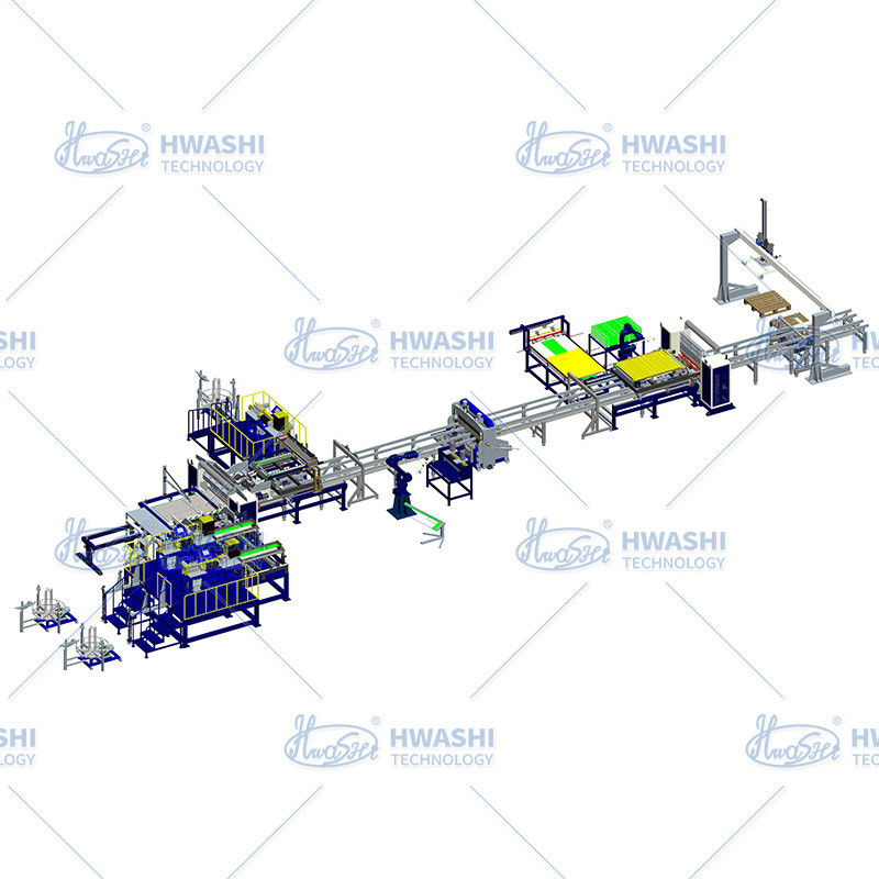 อัตโนมัติที่ก้าวหน้า เครื่องปั่นชั้นวางไฟฟ้าสําหรับสาย Mesh ชั้นวางไฟฟ้าสายการผลิต