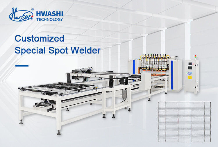 HWASHI อัตโนมัติ สายใย Mesh แผนกกรง ผสมผสานทําเครื่องจักรสายสําหรับผสานสายใย Mesh
