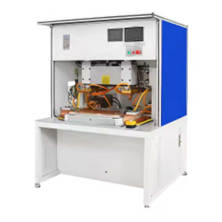 Hwashi CNC ความถี่ปานกลาง Mild เหล็กขนาดเล็กประตูแผ่นโลหะ Spot เครื่องเชื่อมพร้อมแกน XY Automatic Movable Feeder