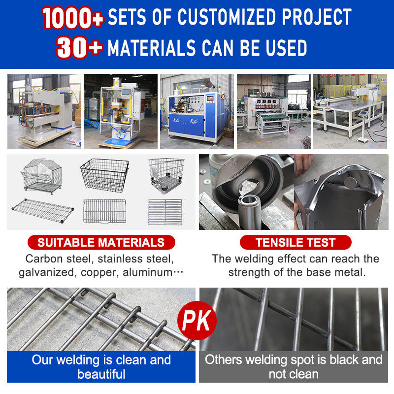 Hwashi CNC-Controlled Spot Welding Machine สําหรับการผลิตเร็กสายเย็นขนาดสูง