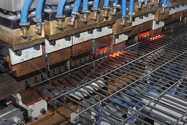 WL-SQ-150K Gantry Automatic Wire Shelf Welding Machine 150KVA 12 Heads 1200mm Welding Width