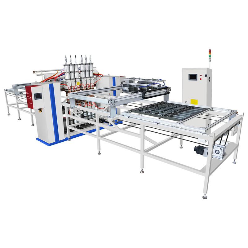 WL-SQ-150K Gantry Automatic Wire Shelf Welding Machine 150KVA 12 Heads 1200mm Welding Width