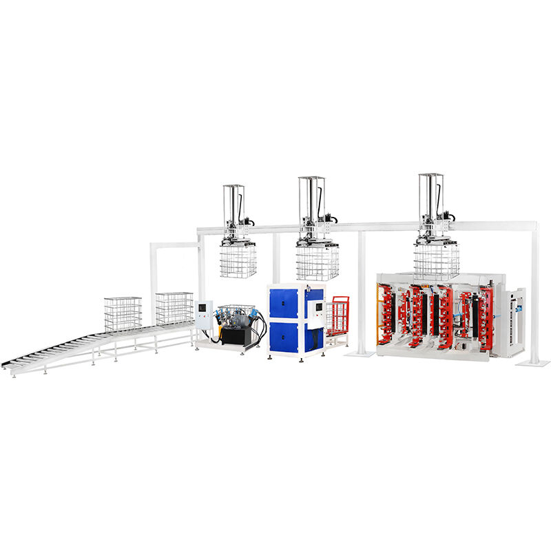 เครื่องผลิตกรง IBC ที่อัตโนมัติเต็มแบบ พร้อม 80 กรงต่อชั่วโมง วิศวกรรมแม่นยํา และการรับรอง CE/CCC