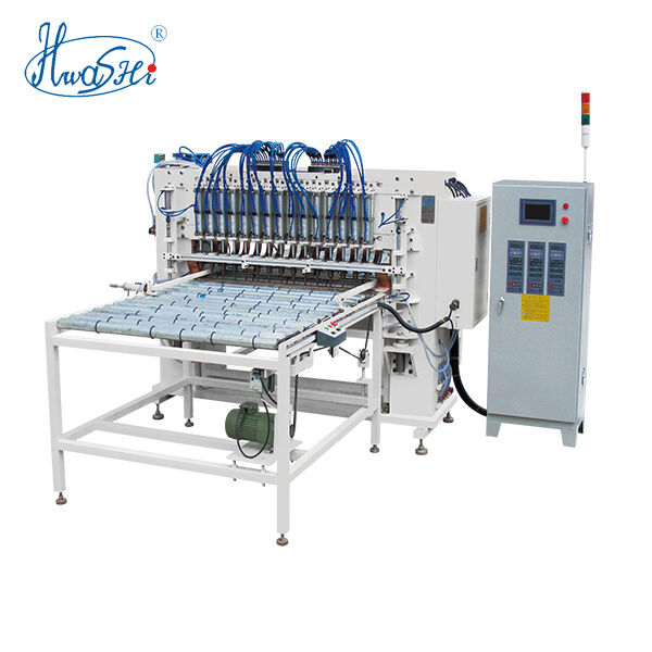 เครื่องเชื่อมสปอตควบคุม PLC สำหรับอุตสาหกรรมสำหรับแผงประตู ความหนาในการเชื่อม 3+3 มม. และไฟ 2 เฟส 380V