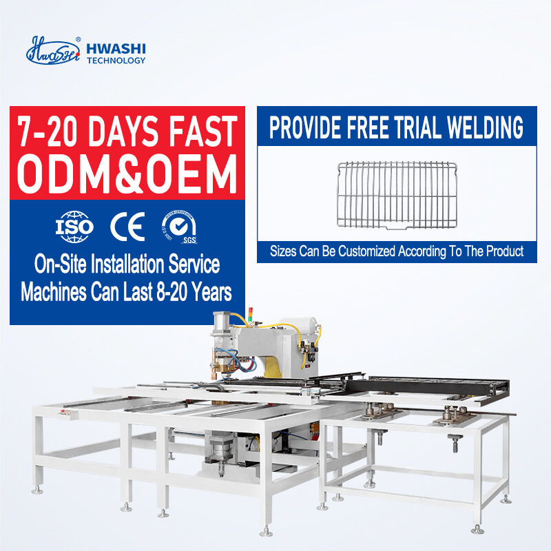 เครื่องเชื่อมสปอตหลายหัวแบบแผงประตู Hwashi PLC Control 380V 2 เฟส พร้อมความหนาในการเชื่อม 3+3 มม.