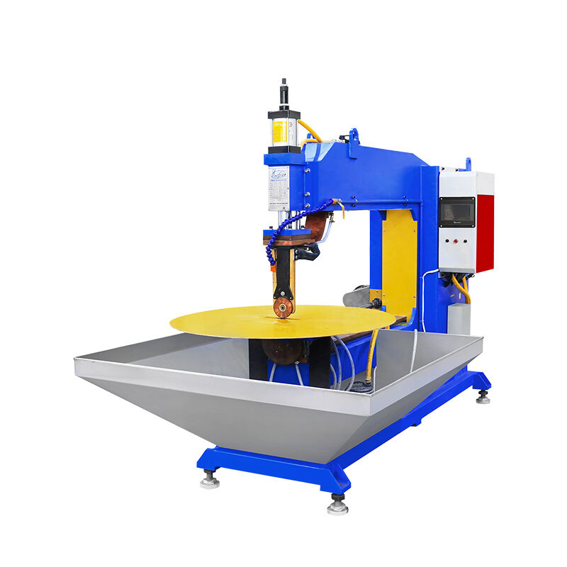 เครื่องเชื่อมตะเข็บ CNC แกน X Y พร้อมระบบควบคุม PLC สำหรับหน้าแปลนสแตนเลส